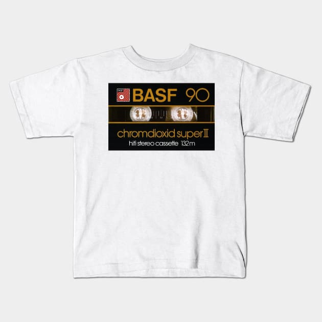 BASF 90 Chromdioxid Super II Kids T-Shirt by MalcolmDesigns